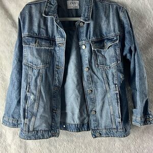 Zara Blue Denim Jacket